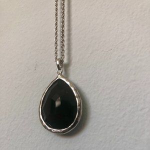 Ippolita Onyx/Silver Pendant Necklace